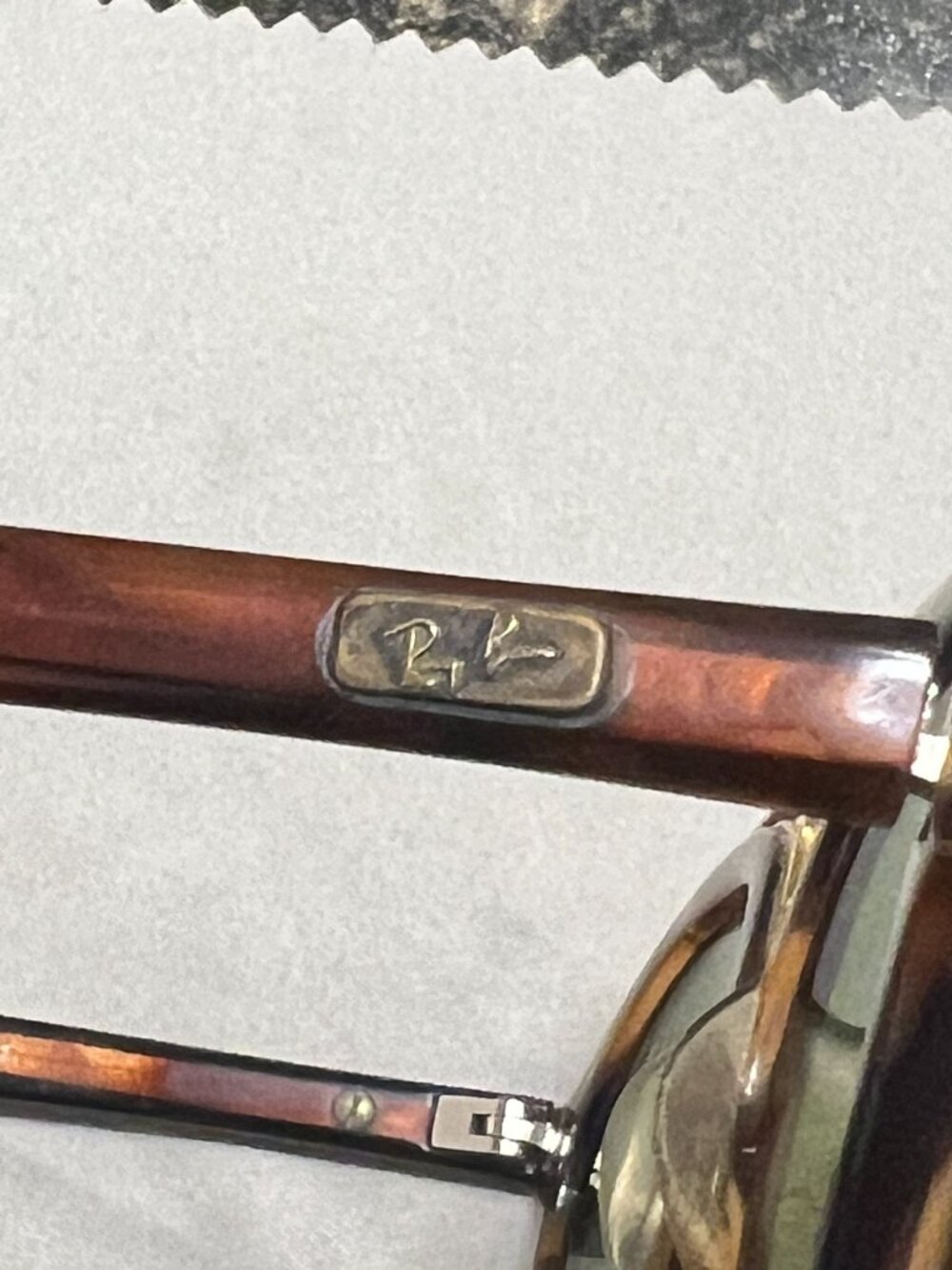 Vintage B&L Ray-Ban Gatsby Style 6 W0941 Tortoise & Gold Sunglasses - Picture 9 of 10